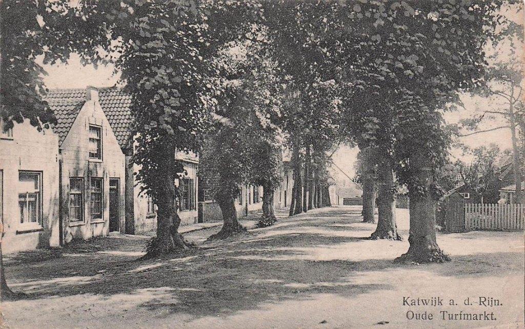 703-489-017 Katwijk aan de Rijn Oude Turfmarkt, Verzenden, Voor 1920, Zuid-Holland