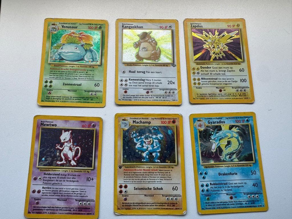 Pokemon kaarten vintage (NL), Hobby en Vrije tijd, Verzamelkaartspellen | Pokémon, Ophalen of Verzenden, Gebruikt, Meerdere kaarten