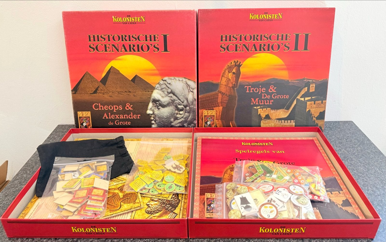 Kolonisten van Catan: Historische Scenario's I & II !!, Hobby en Vrije tijd, Gezelschapsspellen | Bordspellen, 999 games, ., Ophalen of Verzenden
