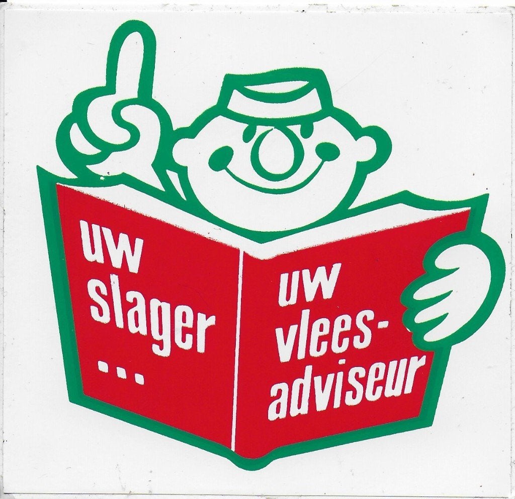 So17 sticker uw slager, Ophalen of Verzenden, Zo goed als nieuw, Bedrijf of Vereniging