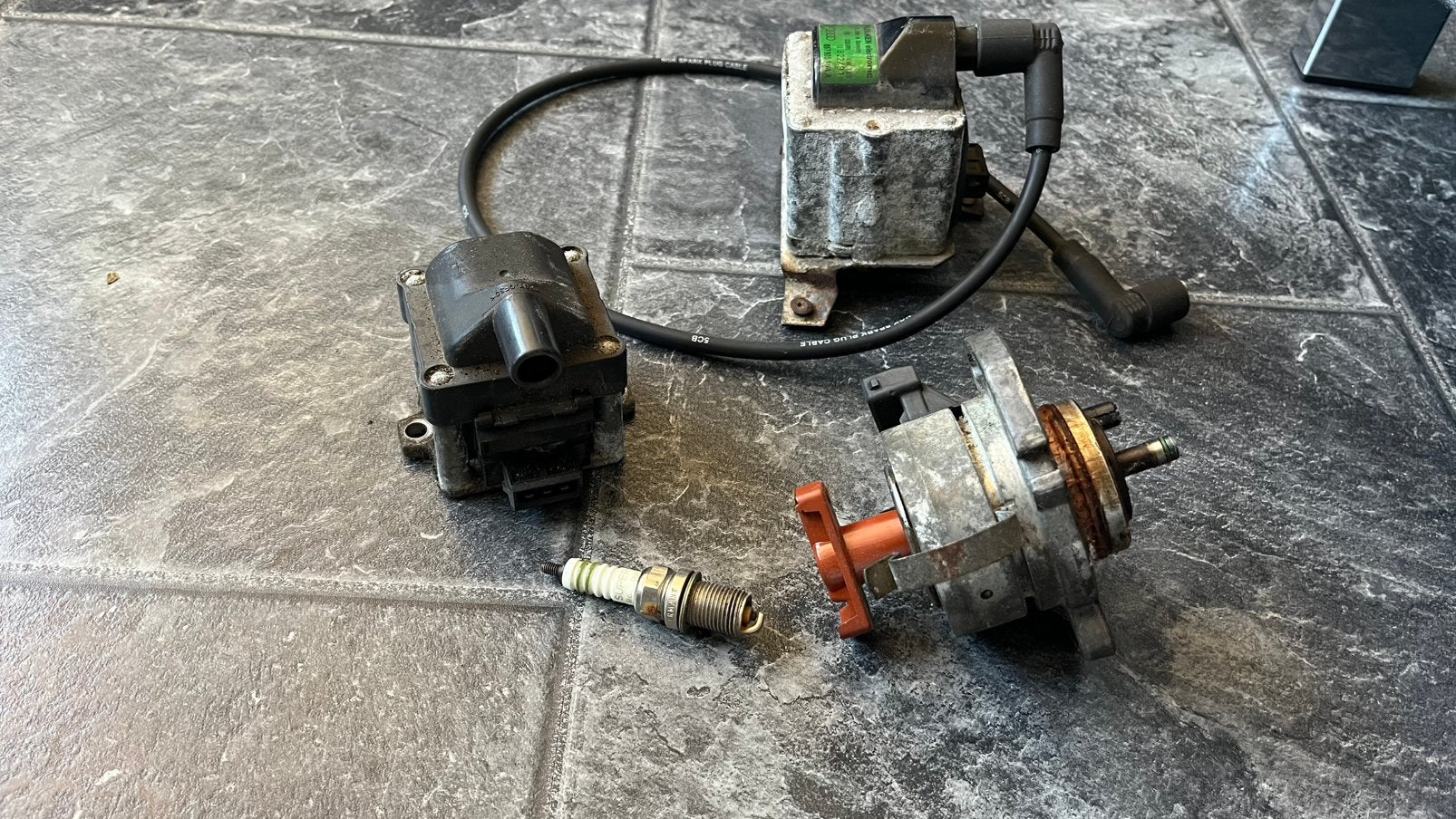 Set onderdelen onsteking benzinemotor 2.5 vw t4, audi, Ophalen, Audi