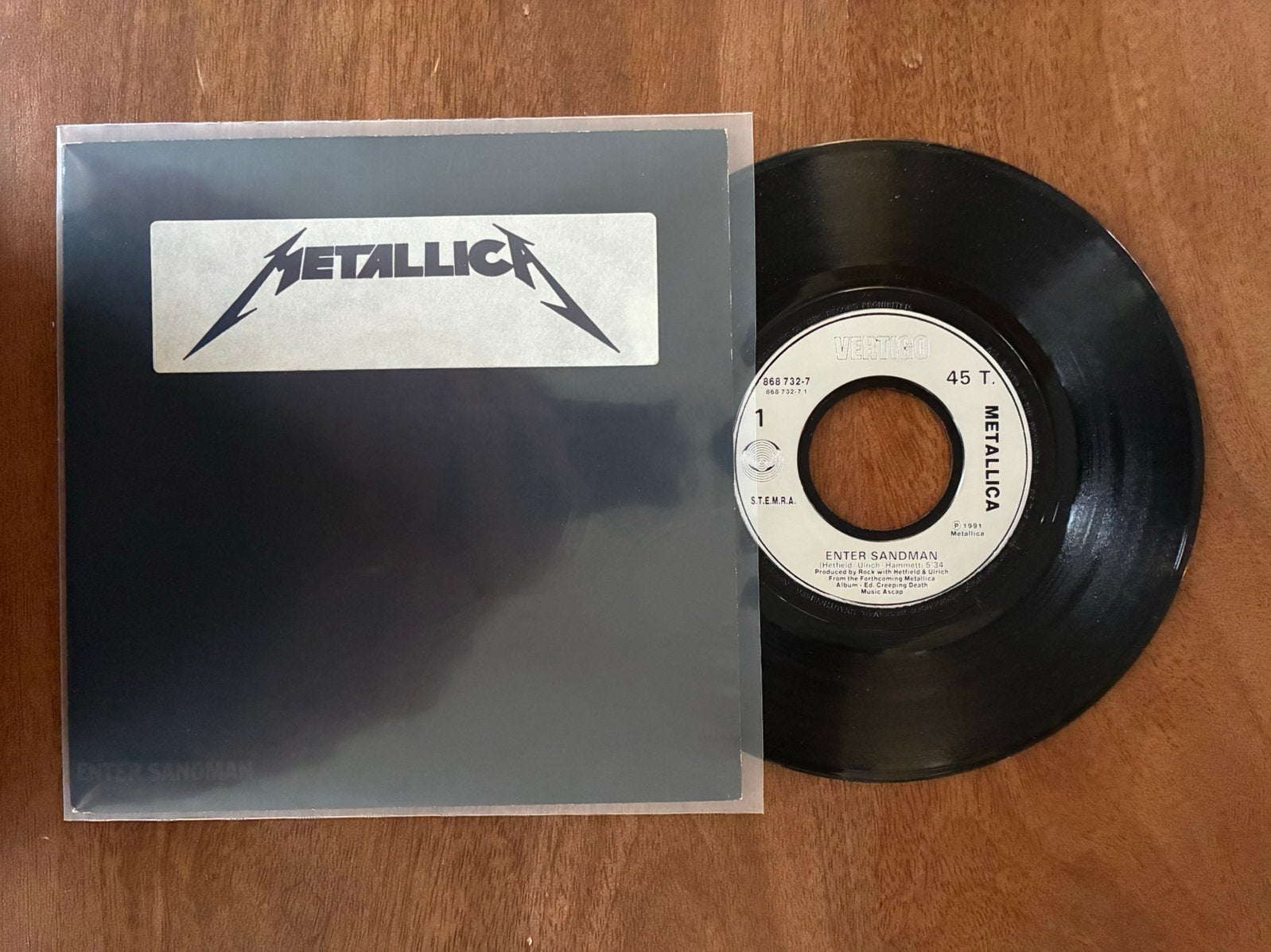 Metallica - Enter Sandman, Ophalen of Verzenden, Zo goed als nieuw, 7 inch