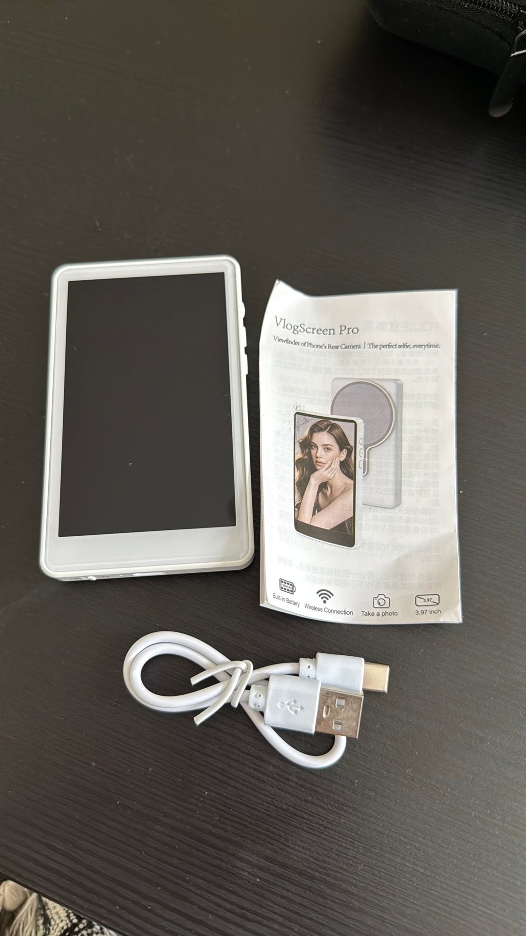 Selfie Vlog Monitor voor iPhone en Android, Audio, Tv en Foto, Ophalen, Zo goed als nieuw
