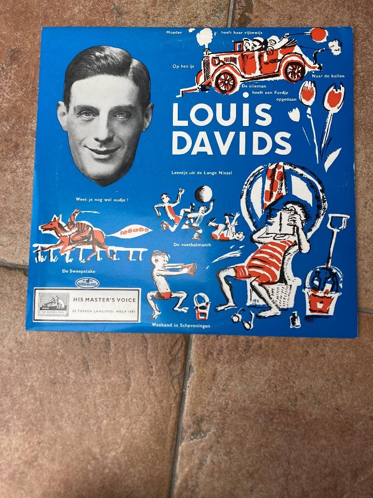LP Louis Davids, Ophalen of Verzenden, Gebruikt, 10 inch, Levenslied of Smartlap