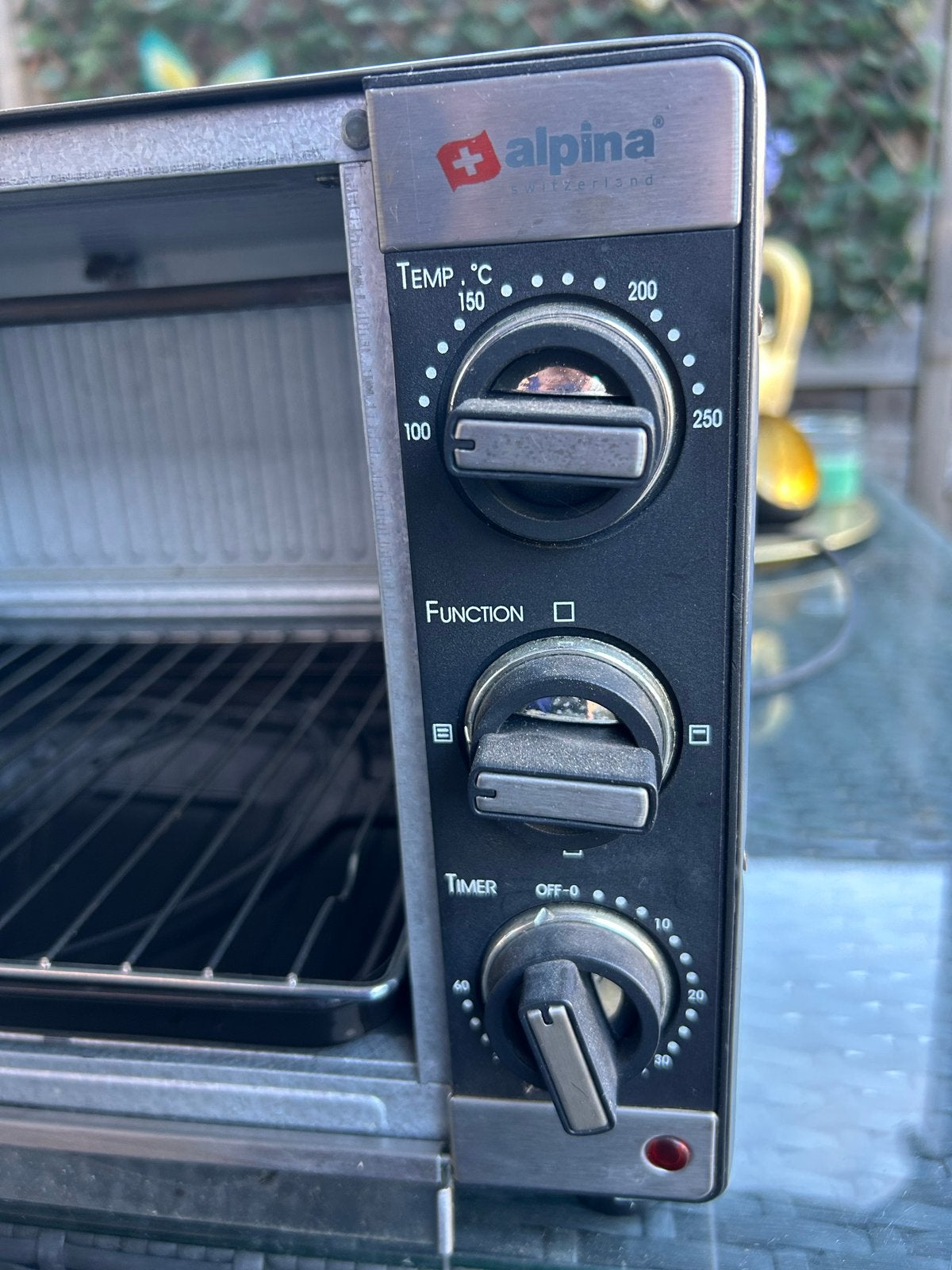 Alpina Mini-oven met grillfunctie - Compact en Gebruikt, Witgoed en Apparatuur, Ovens, Minder dan 45 cm, Ophalen of Verzenden