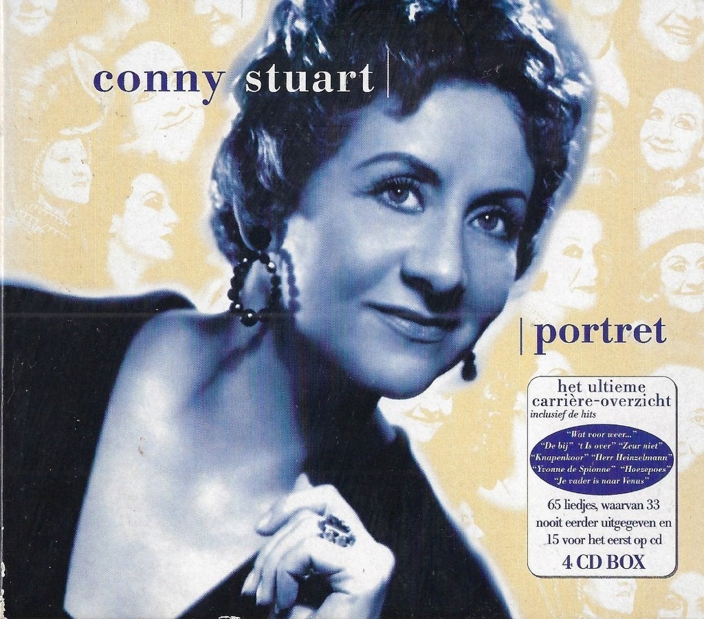 Conny Stuart - Portret  (4CD), Ophalen of Verzenden, Zo goed als nieuw, Boxset, Inclusief boekje