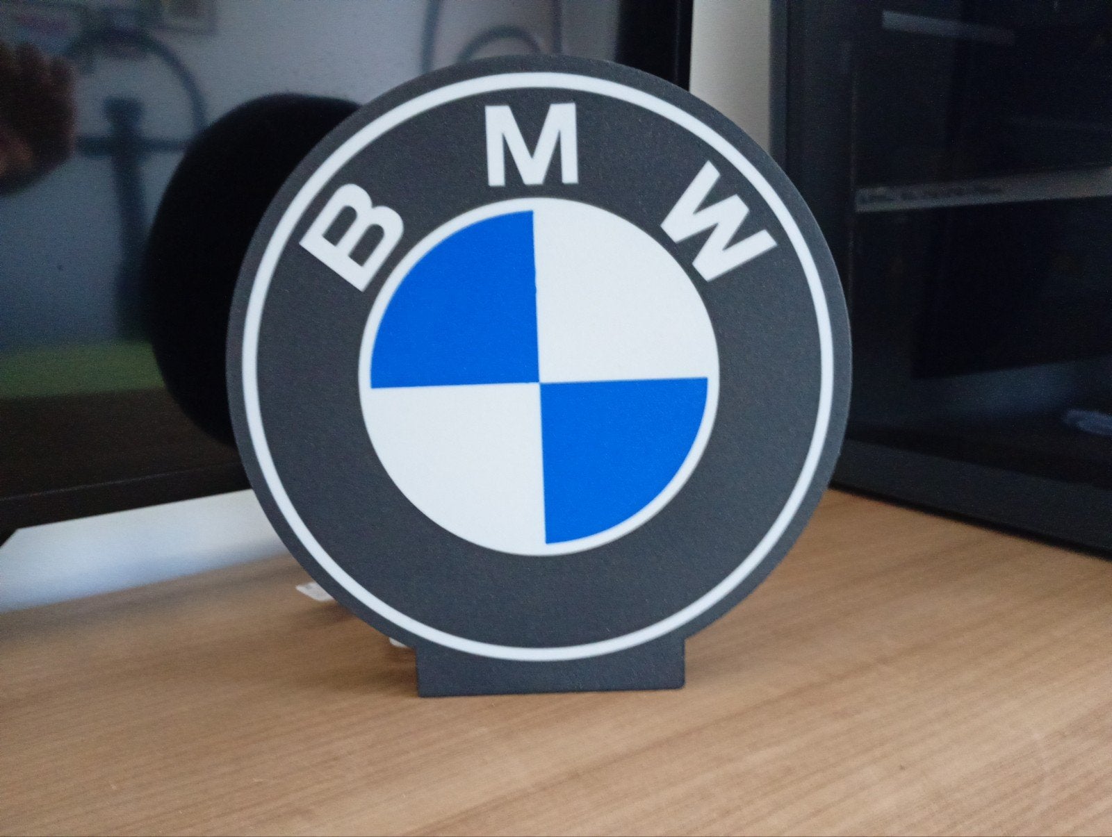 Nieuwe LED USB BMW Logo Lamp, Zwart, Nieuw, Kunststof, Ophalen of Verzenden