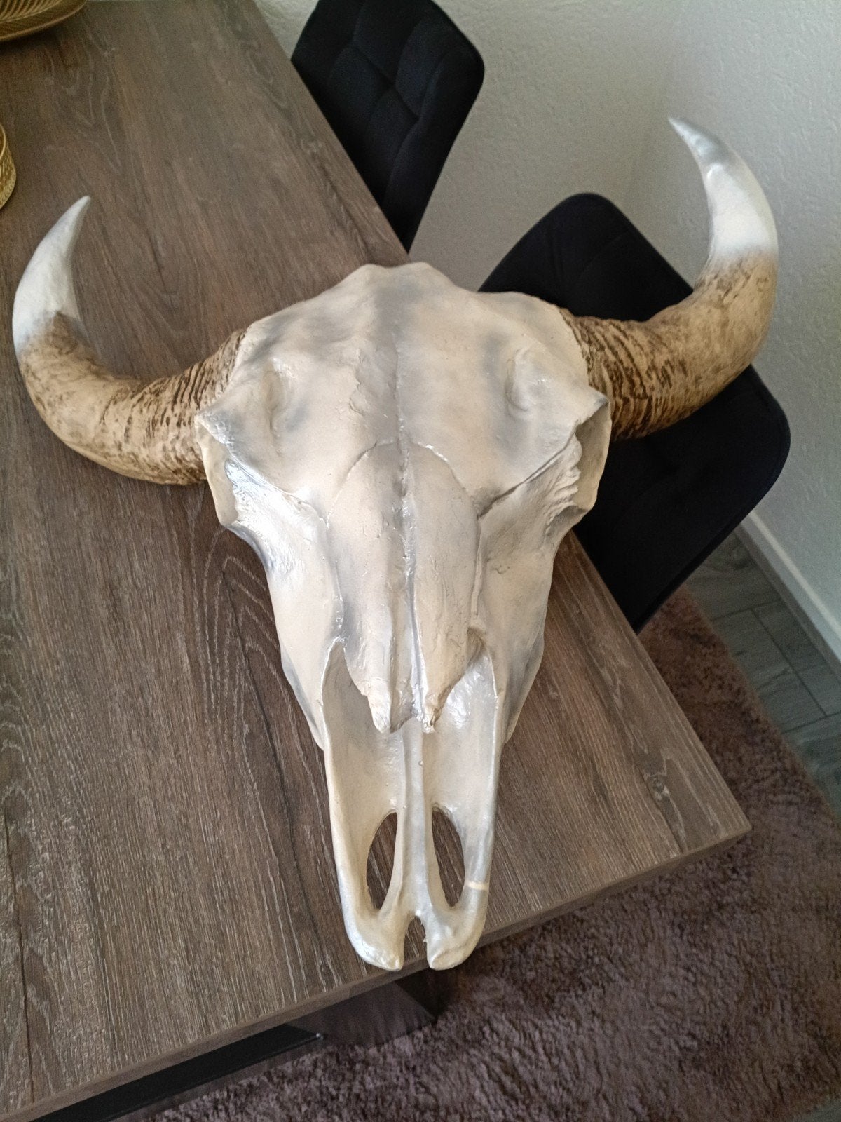 Buffel schedel, Ophalen, Zo goed als nieuw