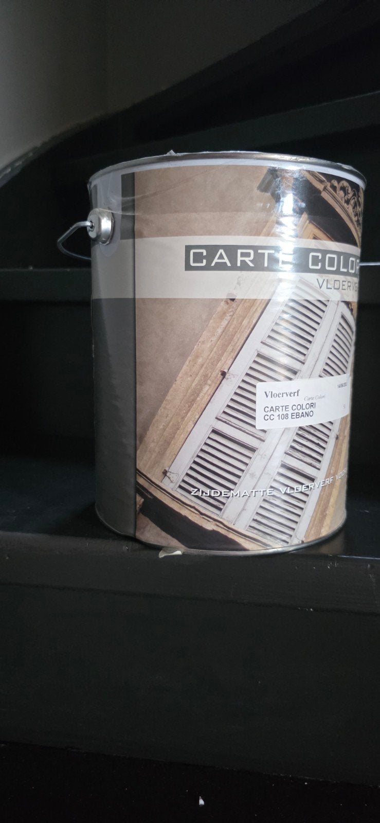 Carte colori, vloeren verf 5 liter nieuw .. zwart, ebano, Ophalen, Nieuw