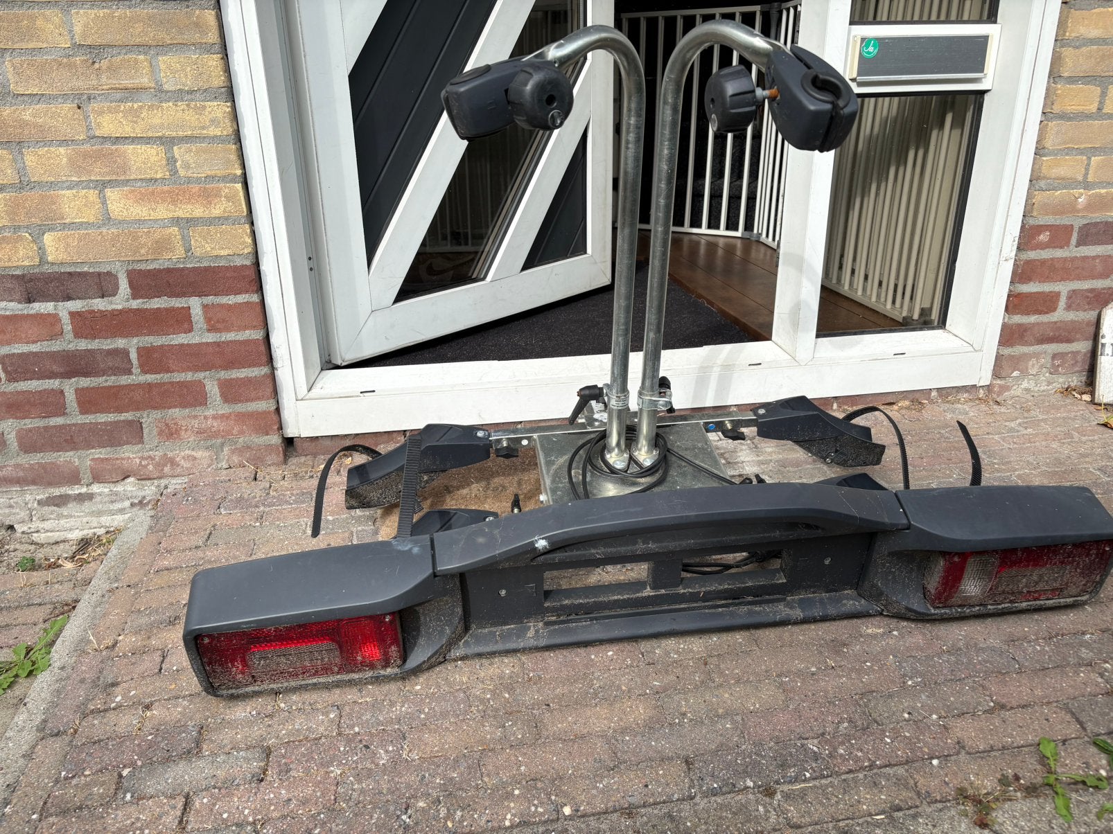 Fietsendrager, Ophalen, 2 fietsen, Gebruikt, Trekhaakdrager
