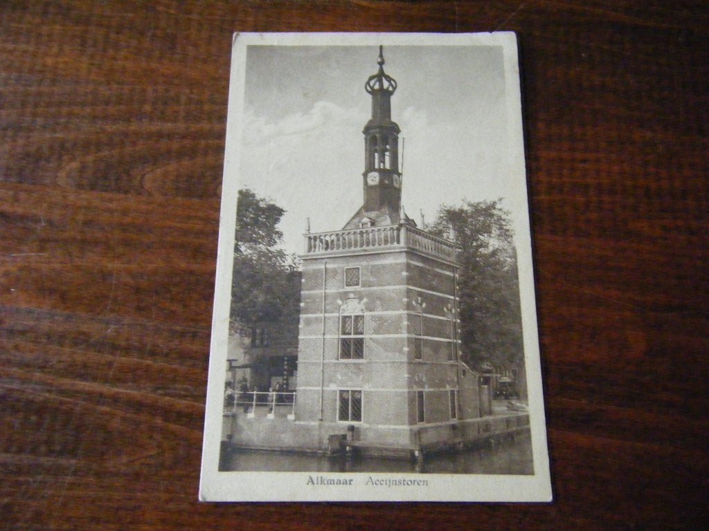 P38 - Alkmaar - Accijnstoren - 1933 - Mooi/ Oud, Ophalen of Verzenden, 1920 tot 1940, Noord-Holland