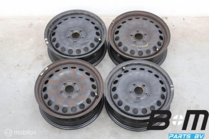 Org 15 inch stalen velgen VW Polo 2G 2Q0601027J, Gebruikt, Velg(en)