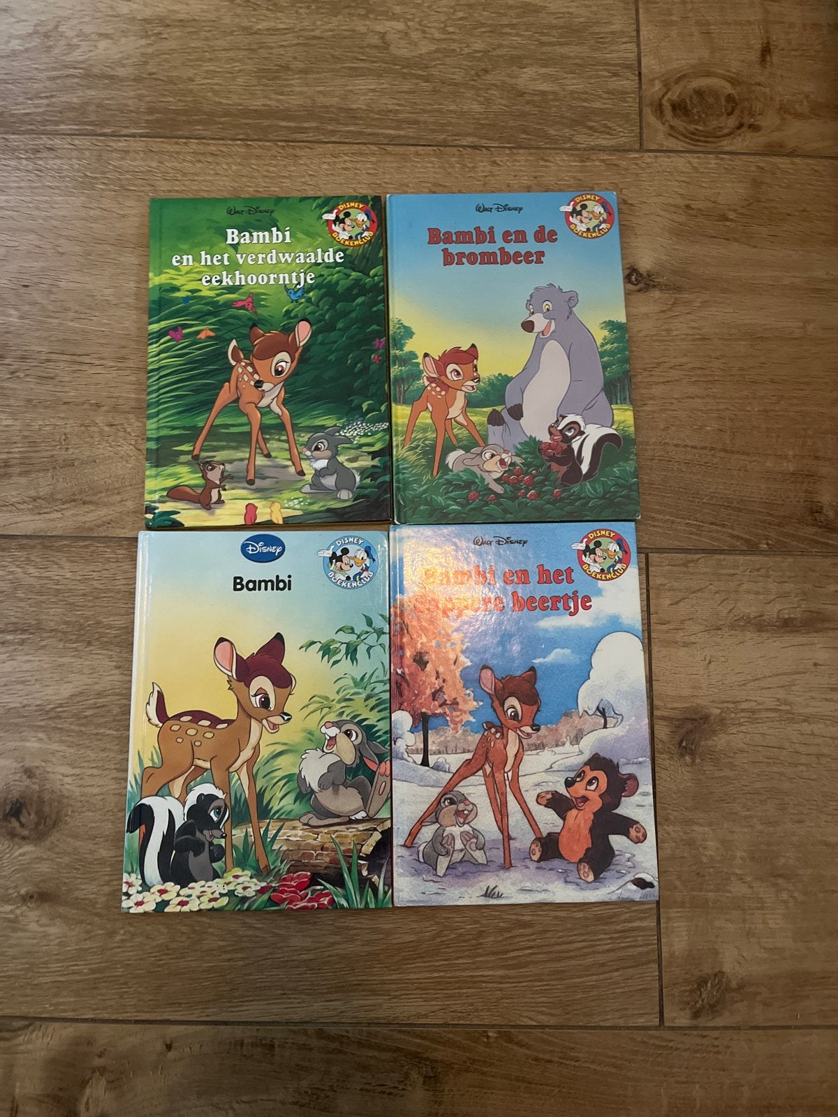 Bambi Disney Boeken Set - 4 Gelezen Verhalen, Ophalen of Verzenden, Gelezen, Sprookjes