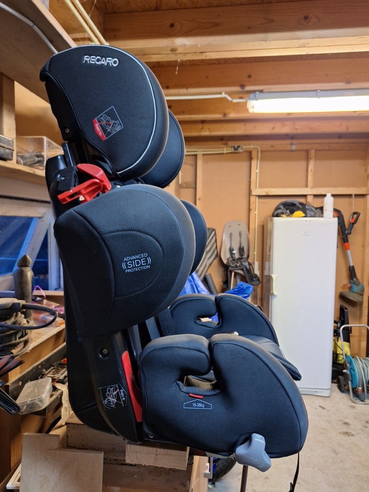Recaro Young Sport Hero autostoel, Kinderen en Baby's, Autostoeltjes, Verstelbare rugleuning, 9 t/m 36 kg, Ophalen, Overige merken