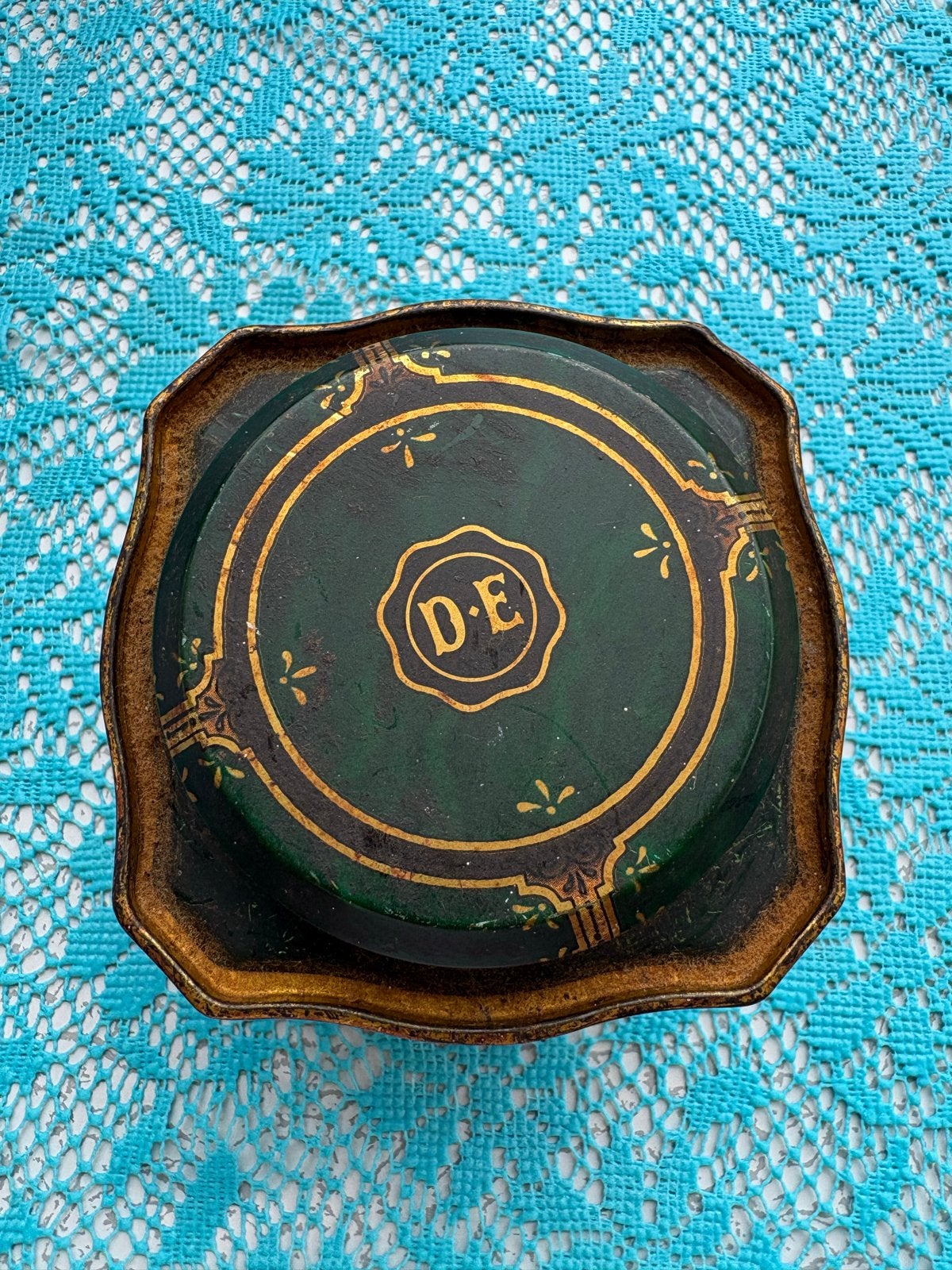 Vintage Douwe Egberts Pickwick Theeblik, Ophalen of Verzenden