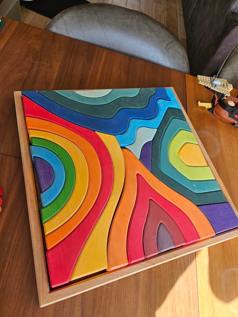 Houten elementen Grimms, Ophalen