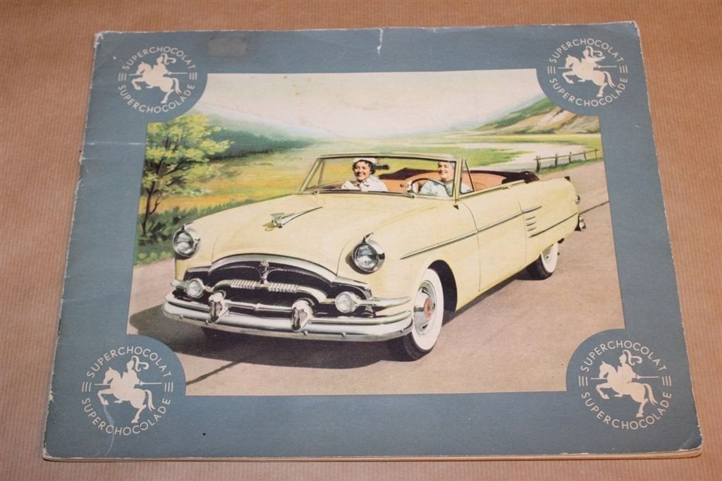 Plaatjesalbum - Auto\'s - Jacques Superchocolade 1954 !!, Ophalen of Verzenden, Zo goed als nieuw