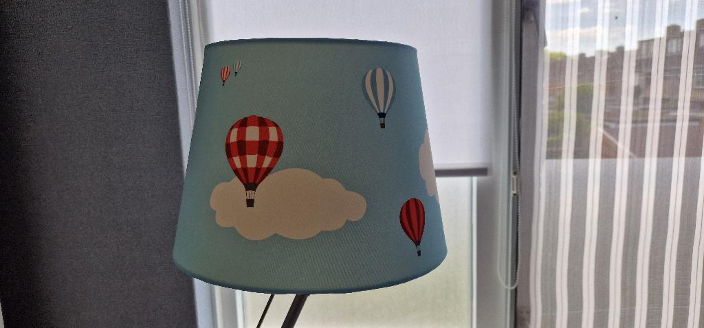 Lampenkap kinderkamer ikea, 25 tot 50 cm, Blauw, Rond, Ophalen of Verzenden