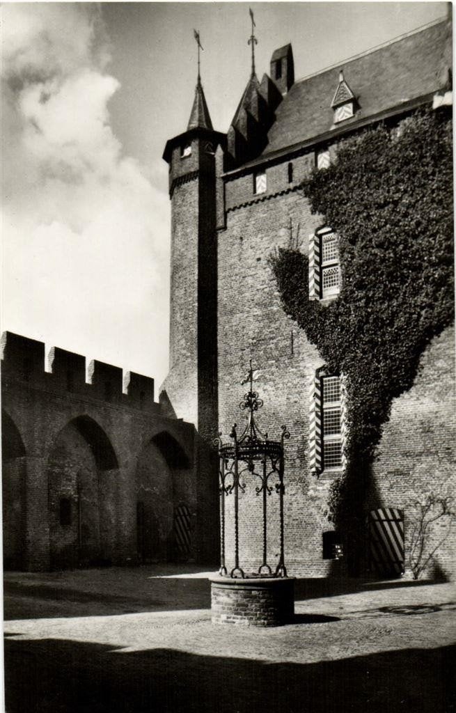 Rijksmuseum Muiderslot, Westertoren - ongelopen, Verzamelen, Ophalen of Verzenden, 1960 tot 1980, Ongelopen, Noord-Holland