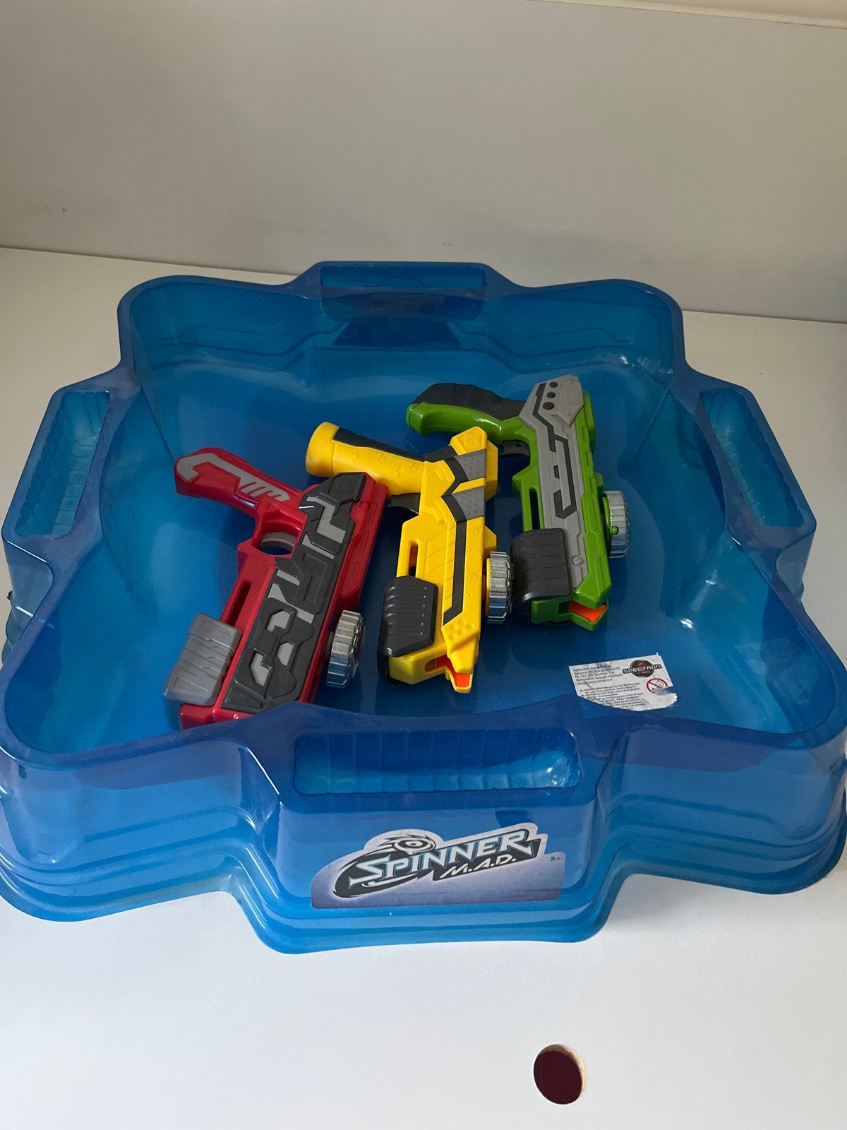 Spinner M.A.D. arena met 3 spinners, Ophalen, Gebruikt, Jongen of Meisje