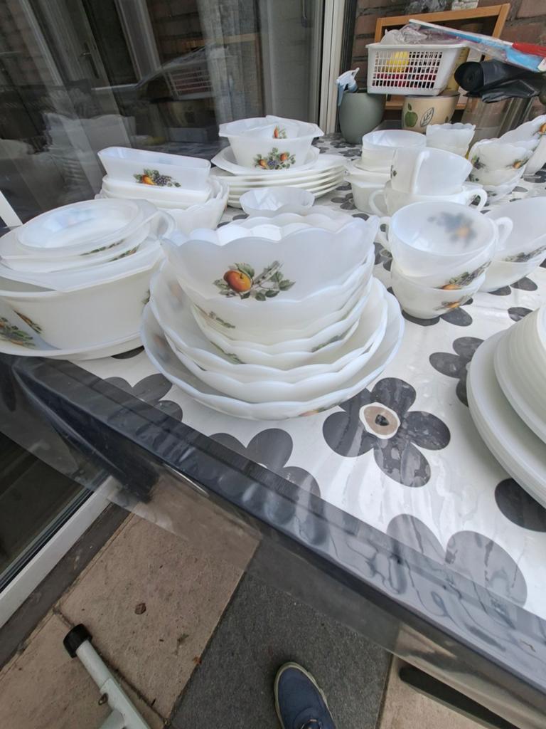 Vintage Arcopal France Servies - Fruits de France, Ophalen