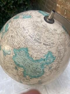 SCAN GLOBE, wereldbol, vintage, Ophalen, Gebruikt