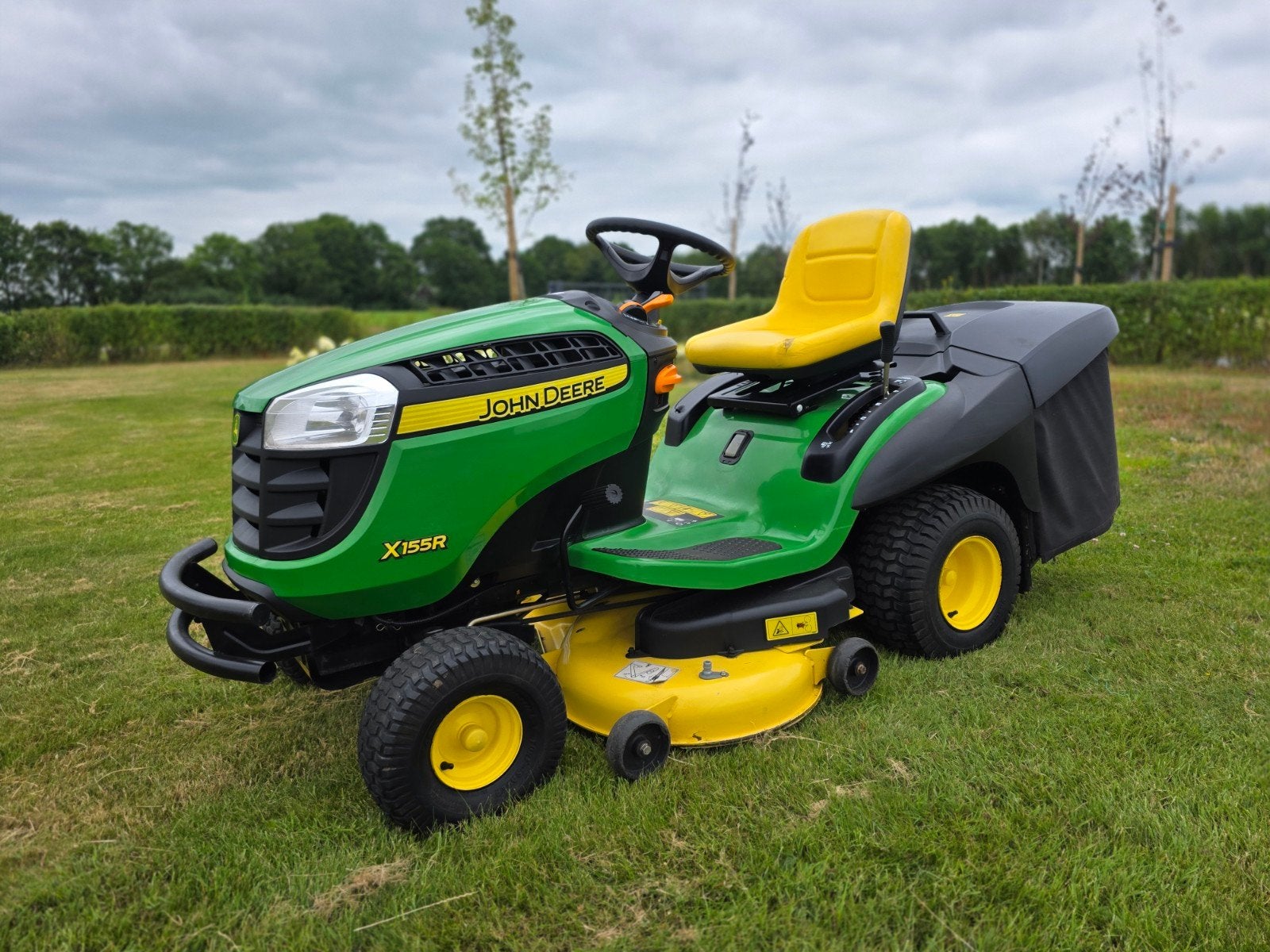 John deere x155R zitmaaier., Ophalen