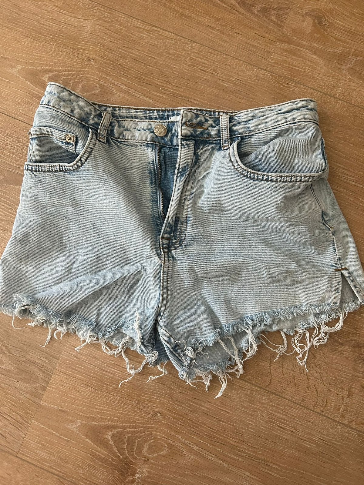 Na-kd korte broek maat 36, Ophalen of Verzenden, Zo goed als nieuw, Blauw, W28 - W29 (confectie 36)