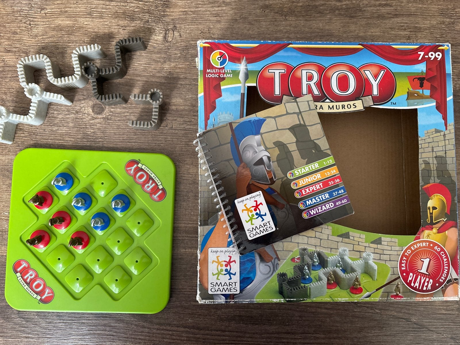 Smart Games Troy Extra Muros Logica Spel, Ophalen of Verzenden, Gebruikt