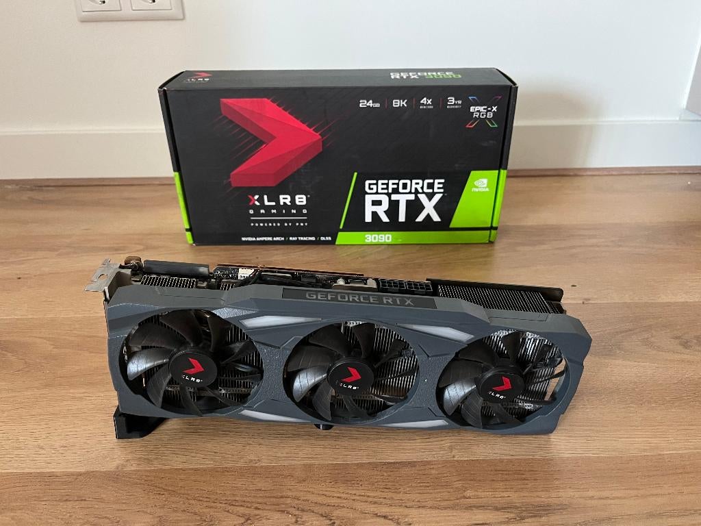 Garantie! ~ PNY GeForce RTX 3090 24GB XLR8 Gaming EPIC-X RGB, Computers en Software, Videokaarten, Halderhof 166721 XR BENNEKOM
