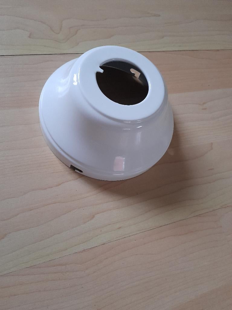 NIEUW AFDEKKAP / PLAFONDKAPJE LAMP WIT METAAL, Ophalen of Verzenden, Nieuw