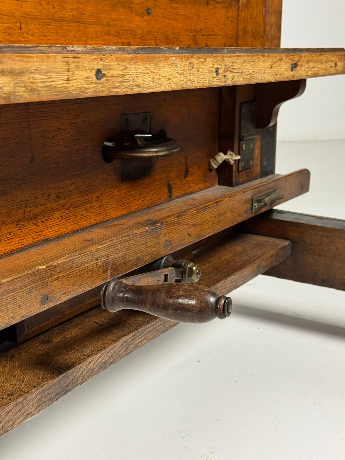 XL Schildersezel eiken ca. 1900, Antiek en Kunst, Ophalen