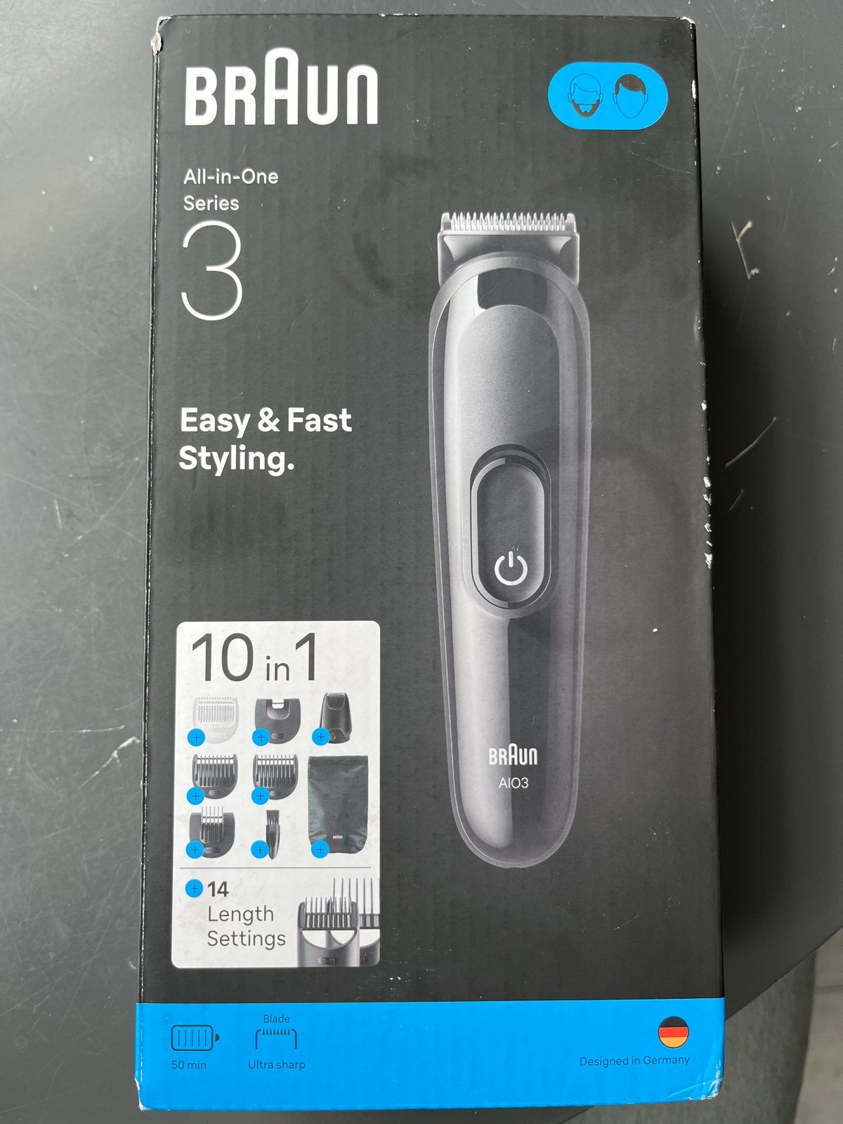Braun All-in-One Series 3 Trimmer - 10-in-1 Styling, Witgoed en Apparatuur, Persoonlijke-verzorgingsapparatuur, Ophalen of Verzenden