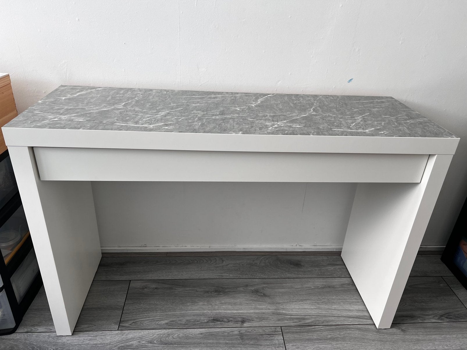 Ikea Toilettafel MALM, Huis en Inrichting, Tafels | Kaptafels, Ophalen of Verzenden, Gebruikt, 100 tot 150 cm, Minder dan 100 cm