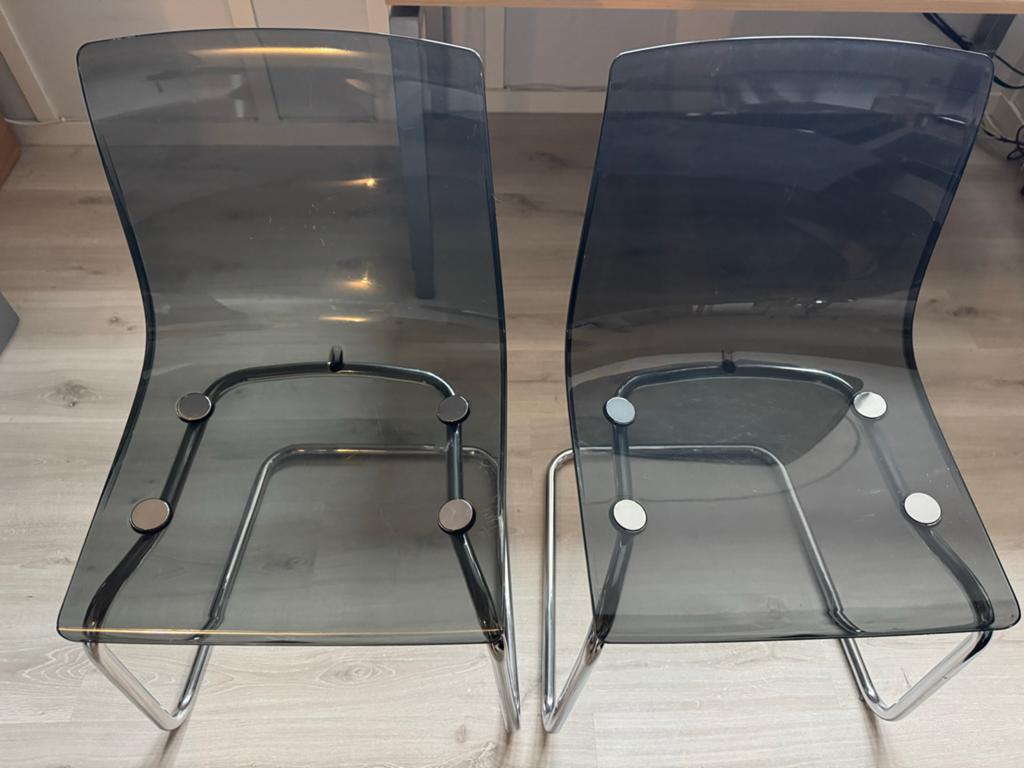 Ikea Tobias stoel 2x, Huis en Inrichting, Stoelen, Ophalen, Gebruikt, Twee, Overige kleuren