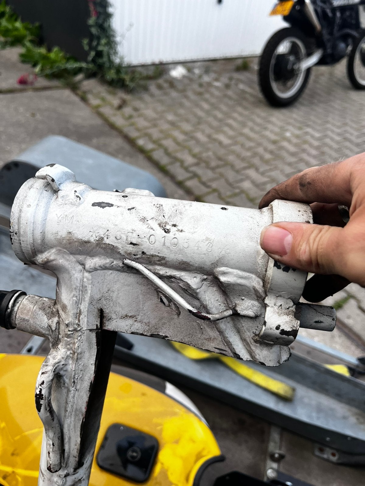 Yamaha XT600 1986 kenteken 43F, Motoren, Ophalen, Gebruikt