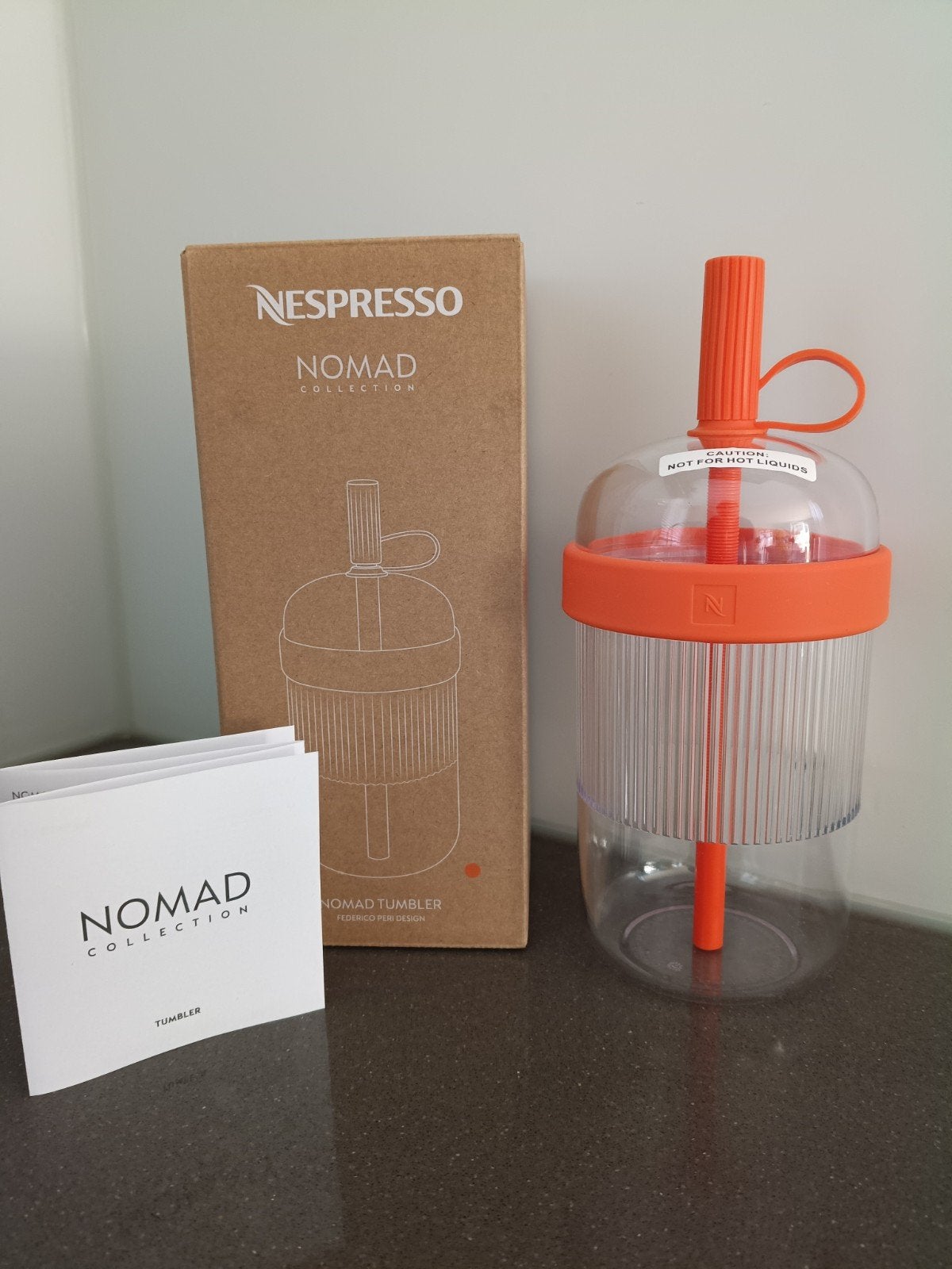 Nespresso Nomad Tumbler NIEUW, Ophalen, Nieuw, Oranje