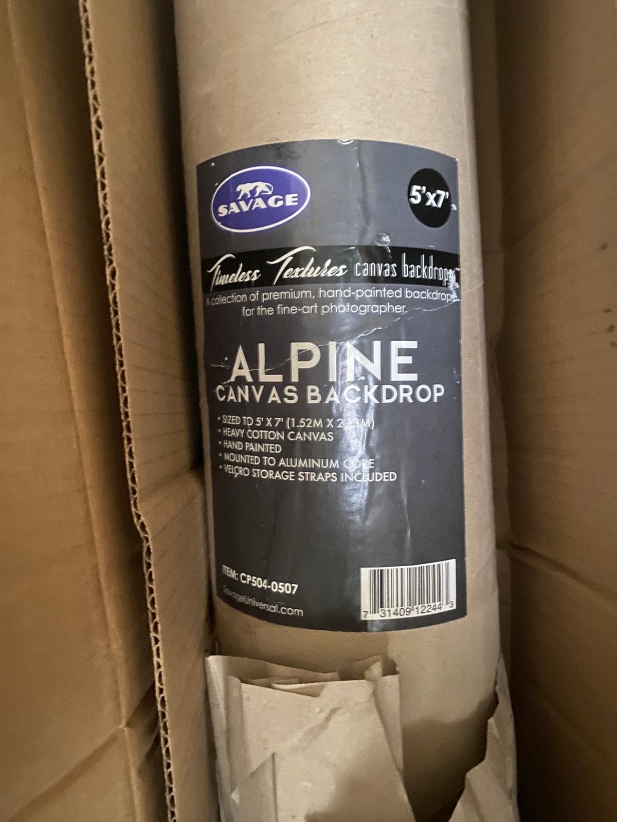 Savage alpine Canvas Backdrop, Ophalen of Verzenden, Nieuw, Doek