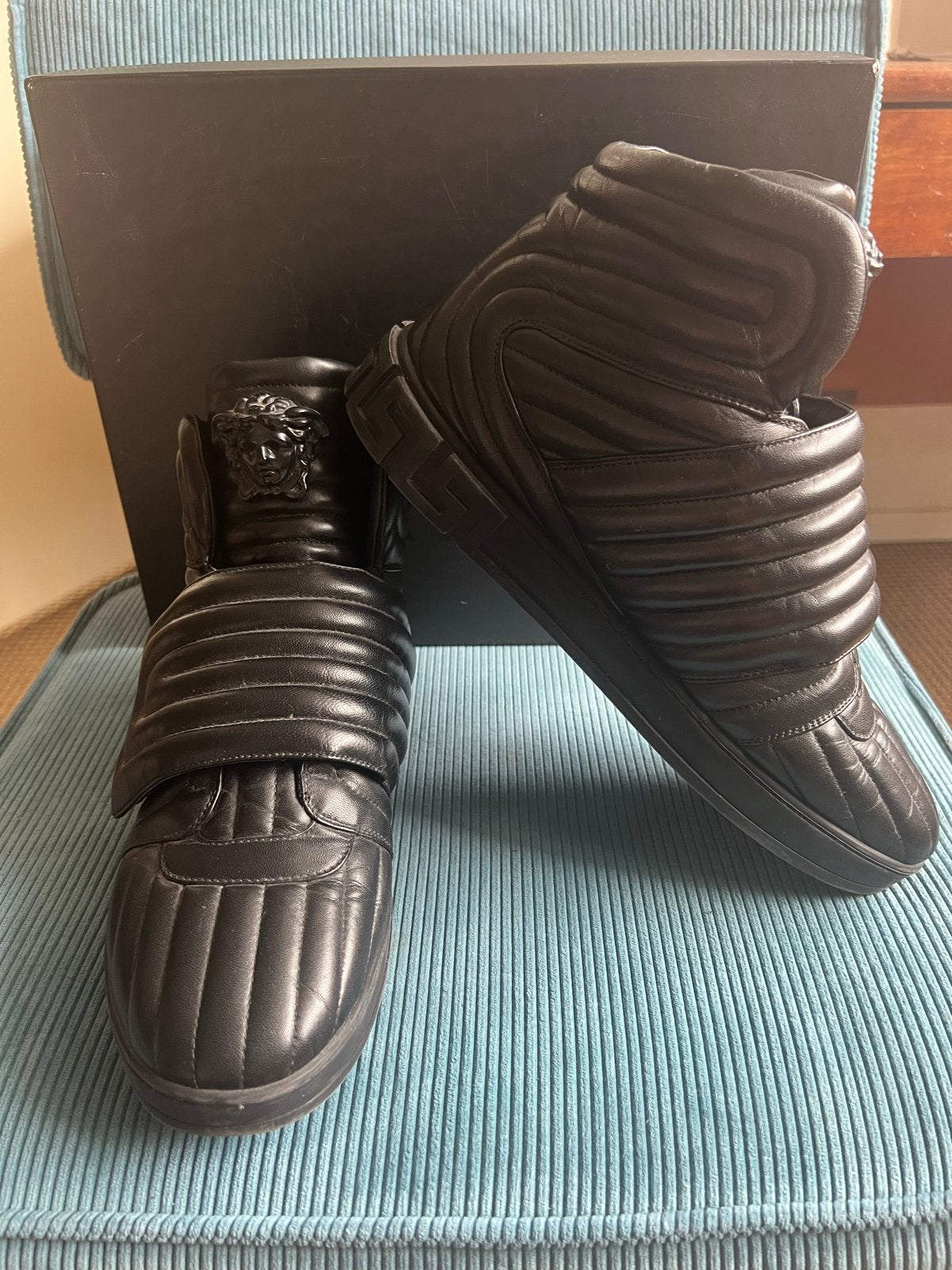 Versace sneakers, Kleding | Heren, Schoenen, Zwart, Ophalen of Verzenden, Sneakers of Gympen, Zo goed als nieuw