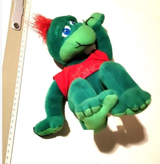 retro dino, Kikker, beer beren knuffel pop speelgoed poppen, Ophalen of Verzenden, Zo goed als nieuw
