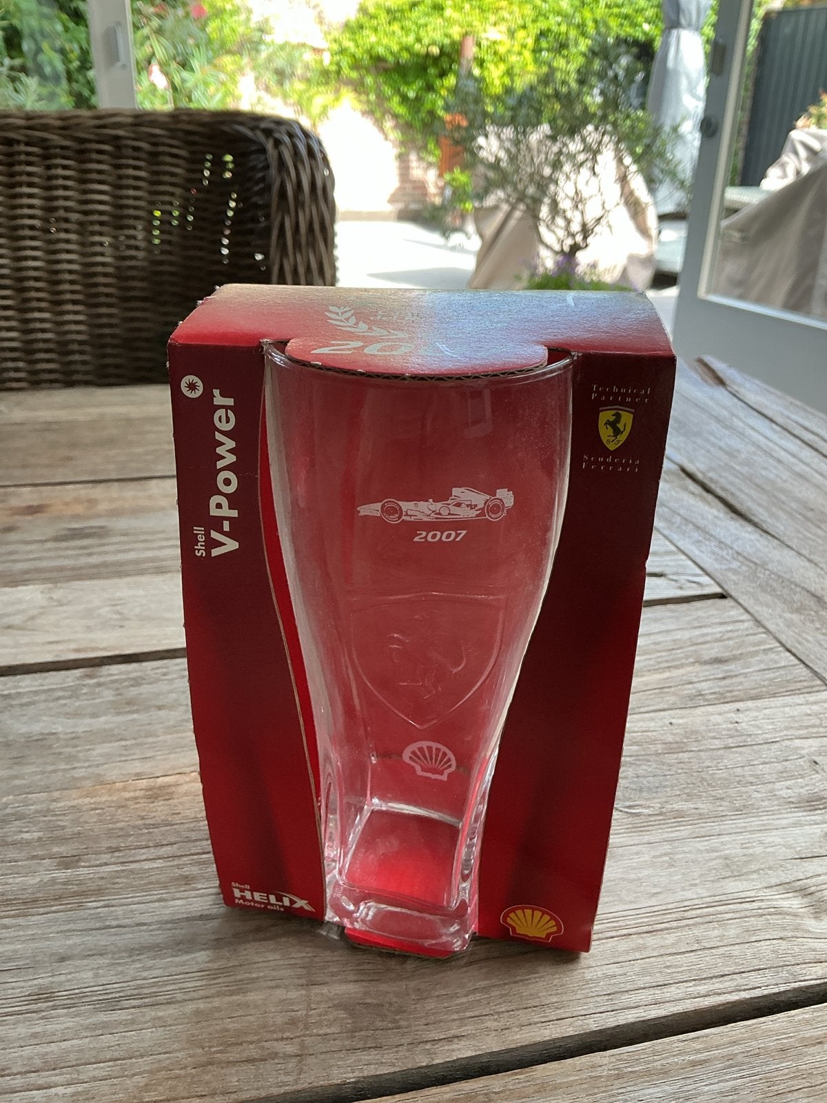 Shell V-Power Ferrari F2007 Campioni del Mondo Glas, Verzamelen, Ophalen of Verzenden, Nieuw, Formule 1