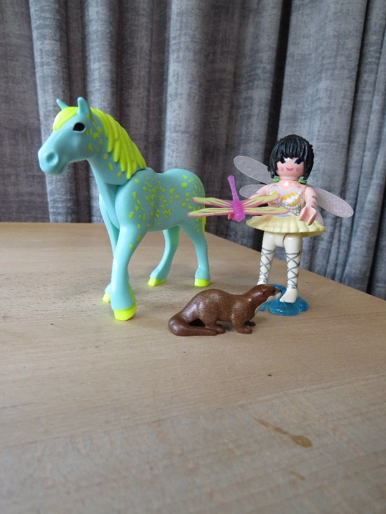 Playmobil 9137 Waterfee met paard, otter en libelle, Complete set, Fantasy, Ophalen of Verzenden, Zo goed als nieuw