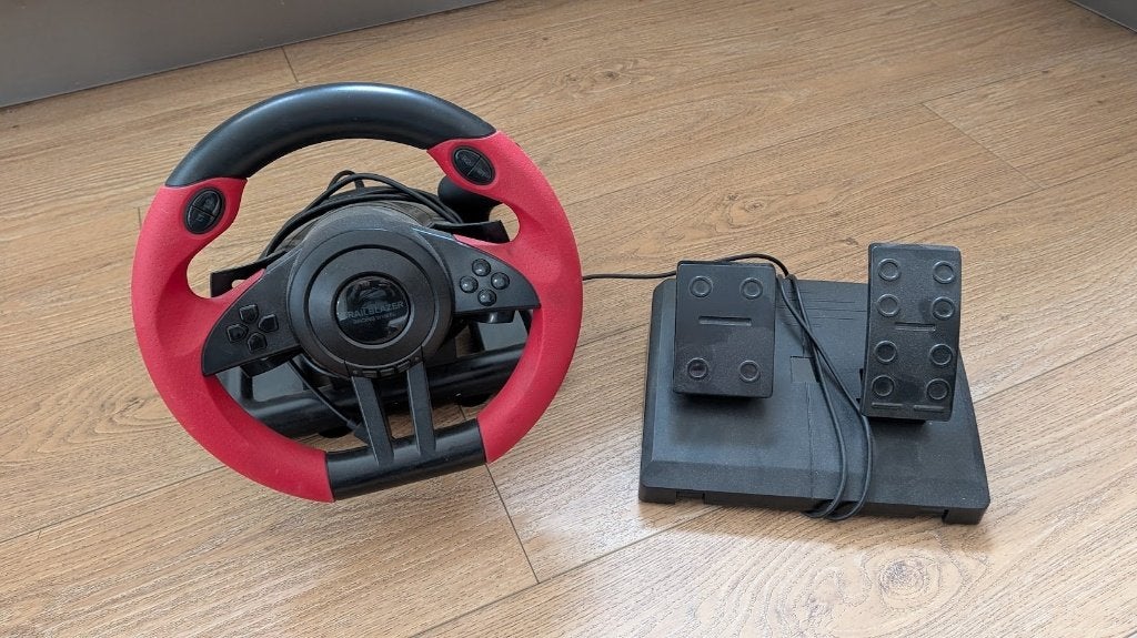 Speedlink Trailblazer Racestuur voor PS4 Xbox Switch PC, Ophalen of Verzenden, Zo goed als nieuw, Trailblazer