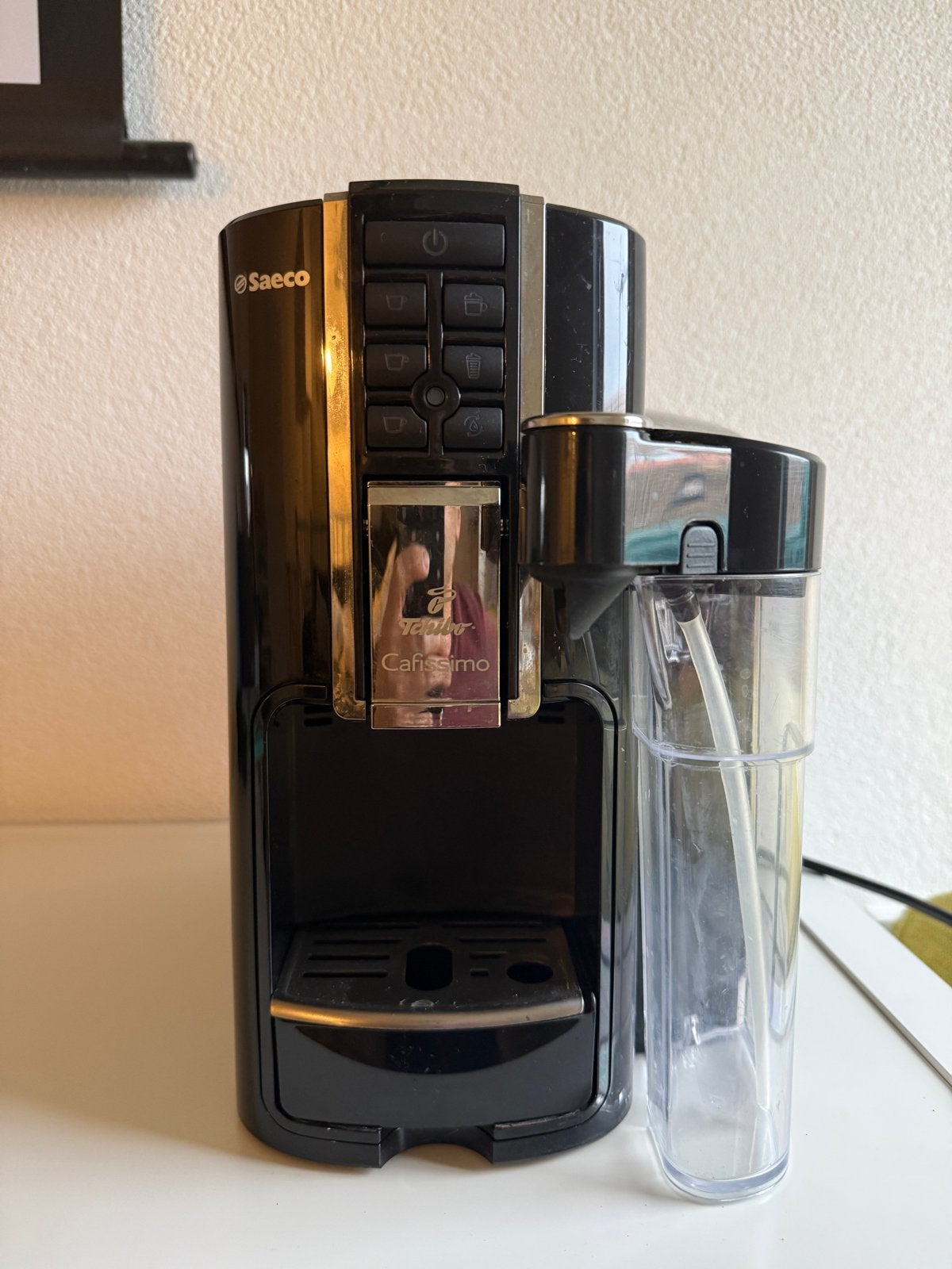 Saeco Tchibo Cafissimo Koffiemachine - Zwart, Ophalen, Gebruikt, Koffiemachine, 1 kopje