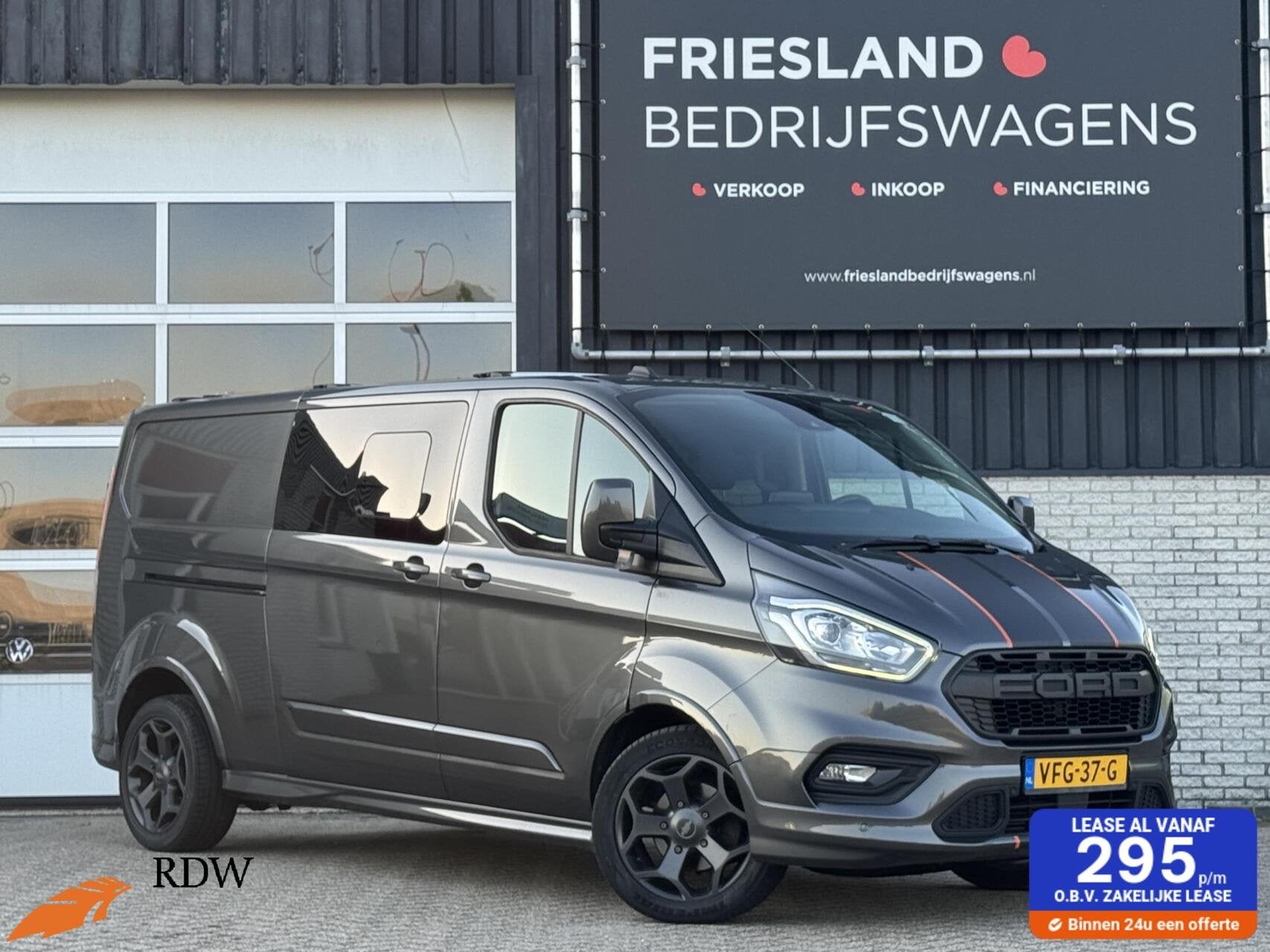 Ford Transit Custom 320 2.0 TDCI 185pk Sport Dubbele Cabine, Voorwielaandrijving, Lichtsensor, 4 cilinders, Bedrijf