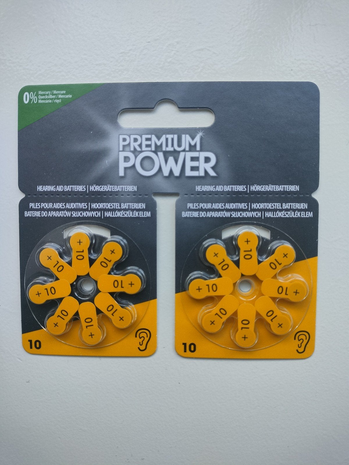 60 Nieuwe Premium Power Hoortoestel Batterijen, Ophalen of Verzenden, Nieuw