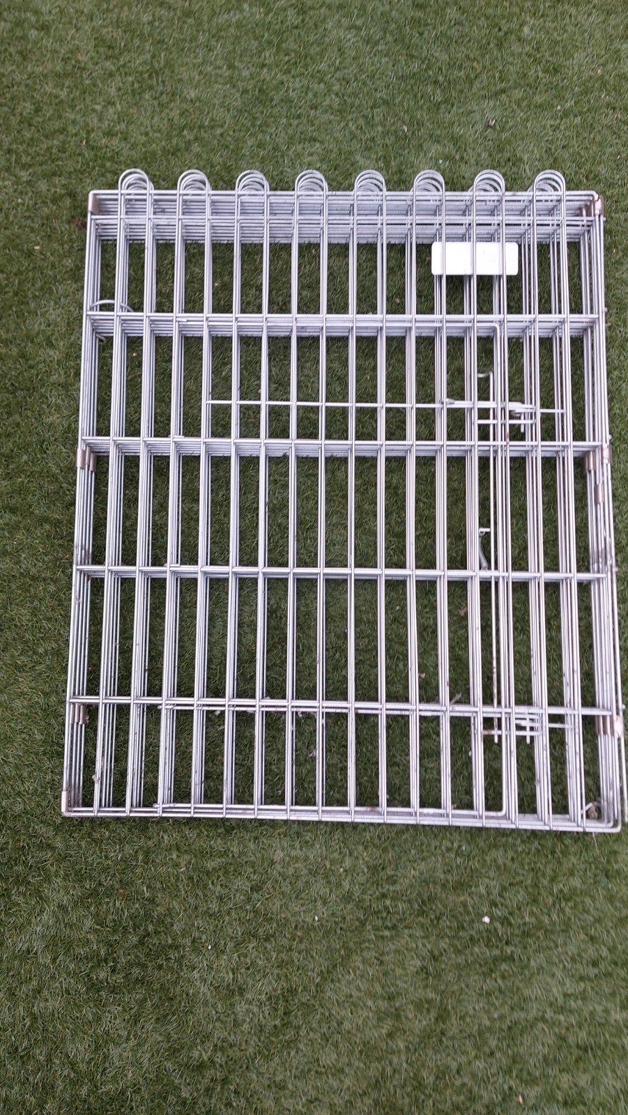 Metalen ren, 8 panelen, makkelijk opvouwbaar, Overige merken, Ophalen, Gebruikt, Hondenren