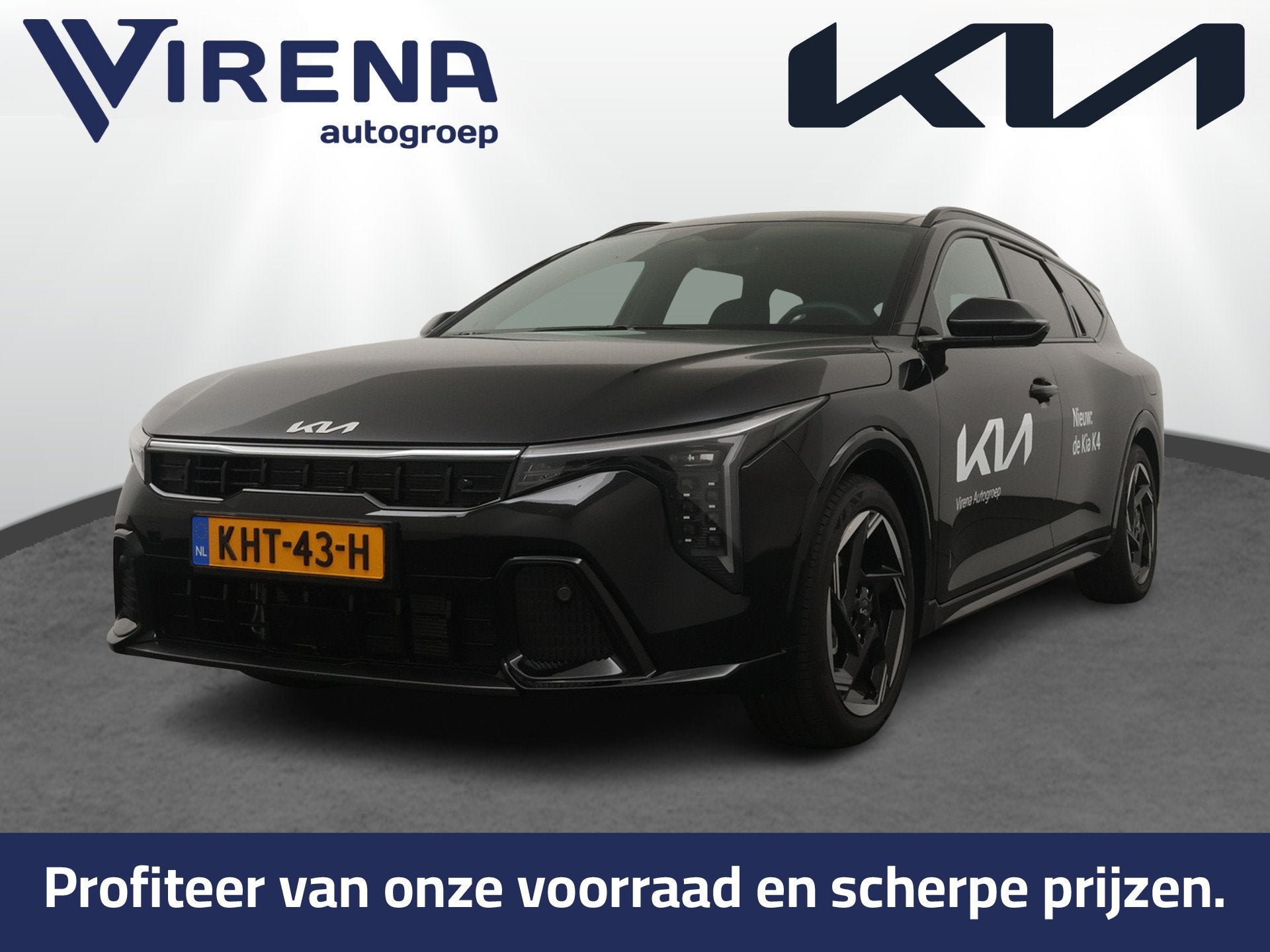 Kia K4 Sportswagon 1.0 T-GDi MHEV GT-Line Launch Edition met, Auto's, Dealer onderhouden, Zwart, Origineel Nederlands, Stationwagon