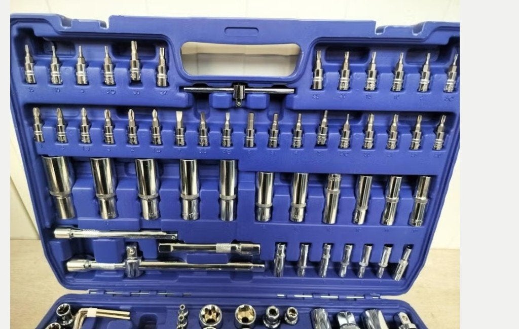 Doppenset ratelset 171 dlg 72 tands. F-tools. Nieuw!!, Auto diversen, Autogereedschap, Ophalen, Nieuw