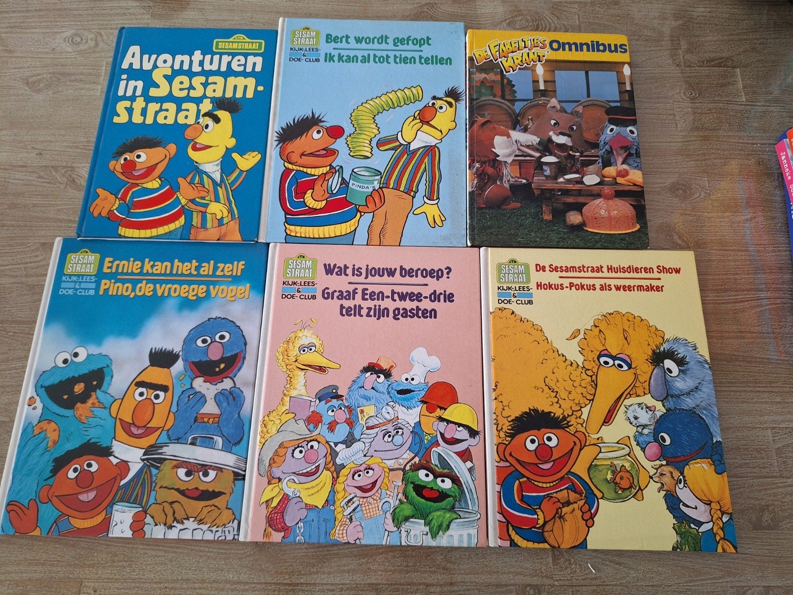 Sesamstraat Boeken Collectie - 6 Kinderboeken, Boeken, Ophalen of Verzenden, Gelezen, Diverse auteurs, Fictie algemeen